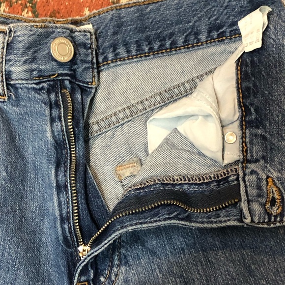 Stradivarius Super Wide Leg Blue Denim Grunge Skater Hippie Slouchy Jeans - Picture 13 of 13